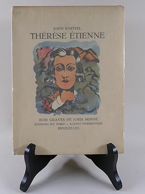 Imagen del vendedor de THERESE ETIENNE. Bois gravs de Joris Minne. Traduit par Marie Mirande a la venta por Librairie Christian Chaboud