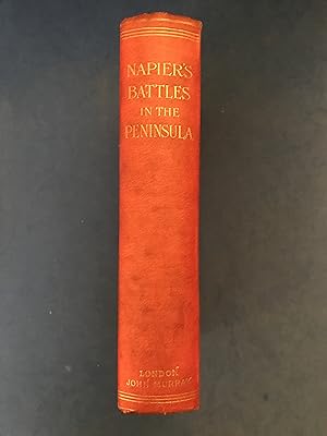 Bild des Verkufers fr ENGLISH BATTLES AND SIEGES IN THE PENINSULA - EXTRACTED FROM THE PENINSULAR WAR zum Verkauf von Haddington Rare Books
