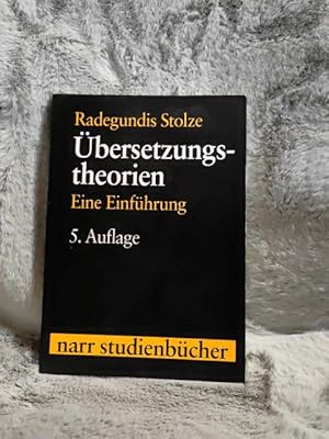 Bild des Verkufers fr bersetzungstheorien : eine Einfhrung. Narr-Studienbcher zum Verkauf von TschaunersWelt