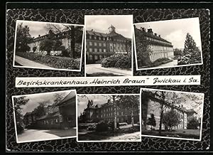 Bild des Verkufers fr Ansichtskarte Zwickau i. Sa., Bezirkskrankenhaus Heinrich Braun zum Verkauf von Bartko-Reher