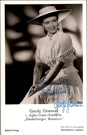 Image du vendeur pour Original Autogramm Gardy Granass /// Autograph signiert signed signee mis en vente par Antiquariat im Kaiserviertel | Wimbauer Buchversand