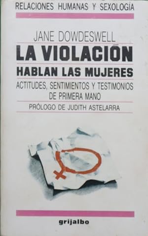 Imagen del vendedor de La violacin hablan las mujeres : actitudes, sentimientos y testimonios de primera mano a la venta por Librera Alonso Quijano