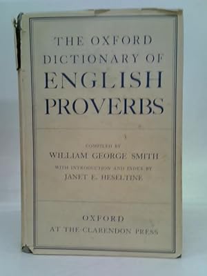 Bild des Verkufers fr The Oxford Dictionary of English Proverbs zum Verkauf von World of Rare Books