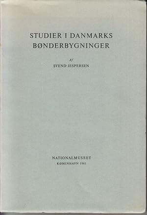 Seller image for Studier i Danmarks bnderbygninger. Efter forfatterens dd udgiven af Ester Andersen og Peter Michelsen. for sale by Centralantikvariatet