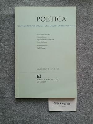 Seller image for Poetica: Zeitschrift fr Sprach- und Literaturwissenschaft: 2. Band Heft 2 - April 1968. for sale by Druckwaren Antiquariat