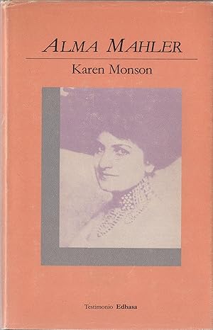 Imagen del vendedor de Alma Mahler . a la venta por Librera Astarloa