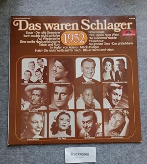 Imagen del vendedor de Das waren Schlager. 1952 (Vinyl/LP). a la venta por Druckwaren Antiquariat