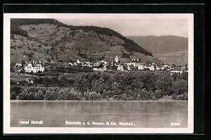 Bild des Verkufers fr Ansichtskarte Rossatz a. d. Donau, Hotel Haindl zum Verkauf von Bartko-Reher