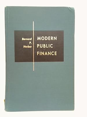 Immagine del venditore per Modern public finance, (The Irwin series in economics) venduto da World of Rare Books