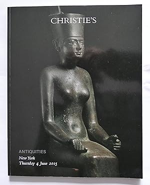 Christie's ANTIQUITIES. New York. Thursday 4 June 2015 Christies CATALOGUE