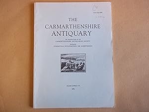 Imagen del vendedor de The Carmarthenshire Antiquary.Volume XIX (19) 1983 a la venta por Carmarthenshire Rare Books