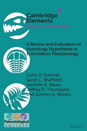 Immagine del venditore per Review and Evaluation of Homology Hypotheses in Echinoderm Paleobiology venduto da GreatBookPrices