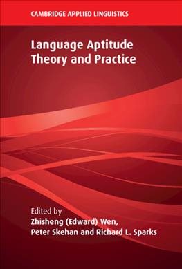 Bild des Verkufers fr Language Aptitude Theory and Practice zum Verkauf von GreatBookPrices