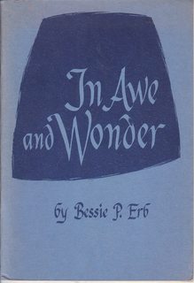 In Awe and Wonder: A Weekday Church School Course for Boys and Girls of grades five and six
