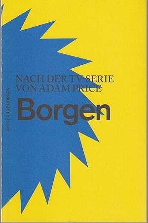 Image du vendeur pour Programmheft Adam Price BORGEN Premiere 14. Februar 2016 54. Spielzeit 2015 / 16 mis en vente par Programmhefte24 Schauspiel und Musiktheater der letzten 150 Jahre