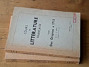 Seller image for Cours de littrature franaise - Complet en deux tomes for sale by Hairion Thibault
