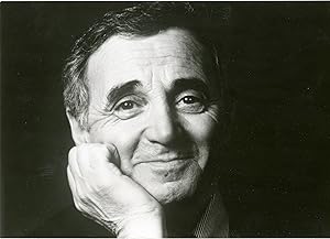 "Charles AZNAVOUR" Photo de presse originale