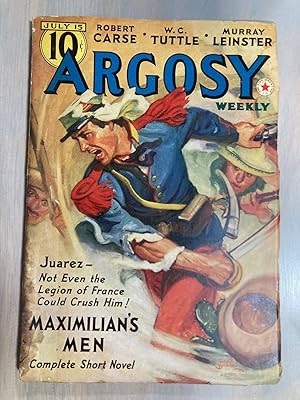 Image du vendeur pour Argosy Weekly for July 15th, 1939 // The Photos in this listing are of the magazine that is offered for sale mis en vente par biblioboy