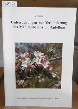 Bild des Verkufers fr Untersuchungen zur Verhinderung des Mehltaubefalls im Apfelbau. - Untersuchungen ber den Einflu des Krankheits- und Schdlingsbefalls auf Apfelertrag und -qualitt. Zwei Hefte. zum Verkauf von Versandantiquariat Trffelschwein