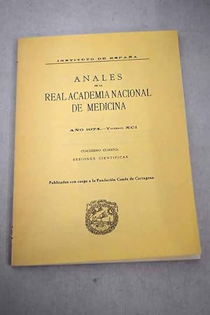 Imagen del vendedor de Anales de la Real Academia Nacional de Medicina, cuaderno cuarto a la venta por Alcan Libros