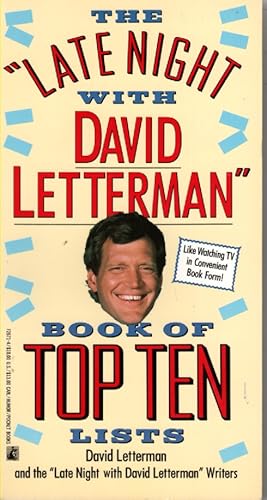 Imagen del vendedor de The Late Night with David Letterman Book of Top Ten Lists a la venta por Ye Old Bookworm