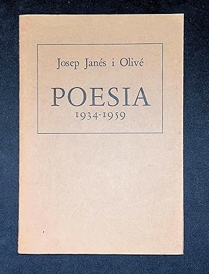 Seller image for Poesia 1934 1959 for sale by LibrairieLaLettre2