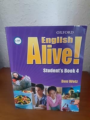 Imagen del vendedor de ENGLISH ALIVE STUDENT'S BOOK 4 a la venta por Librera Maldonado