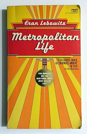 Immagine del venditore per Metropolitan Life venduto da Ethan Daniel Books