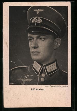 Immagine del venditore per Ansichtskarte Schauspieler Rolf Moebius in Uniform venduto da Bartko-Reher