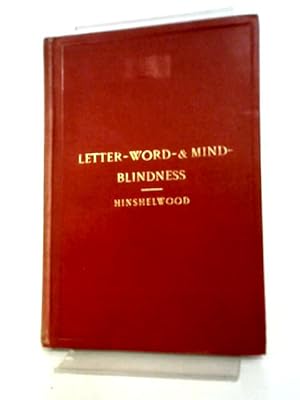 Letter Word and Mind Blindness