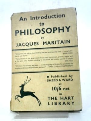 Seller image for An Introduction To Philosophy for sale by World of Rare Books