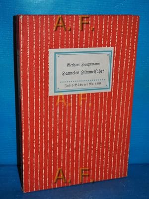 Bild des Verkufers fr Hanneles Himmelfahrt : Traumdichtung in 2 Akten. (Insel-Bcherei Nr. 180) zum Verkauf von Antiquarische Fundgrube e.U.