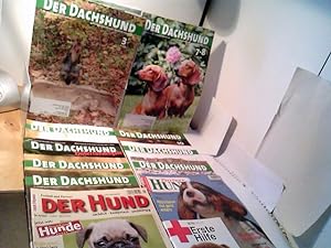 Konvolut: 11 div. Zeitschriften: Der Hund - Partner Hund - Der Dachshund.