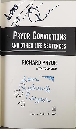 Imagen del vendedor de Pryor Convictions and Other Life Sentences [SIGNED] a la venta por William Chrisant & Sons, ABAA, ILAB. IOBA, ABA, Ephemera Society