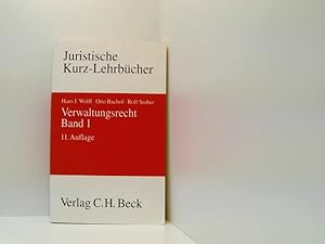 Bild des Verkufers fr Verwaltungsrecht, 3 Bde., Bd.1 Bd. 1. zum Verkauf von Book Broker
