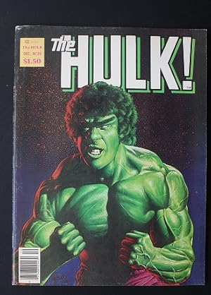 Immagine del venditore per HULK Magazine (Marvel Comics) #24 December 1980 Classic LOU FERRIGNO Painted cover and 6 pages Make-Up Special Effects into TV's INCREDIBLE HULK venduto da Comic World