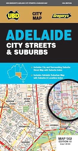 Image du vendeur pour Adelaide City Streets & Suburbs Map 562 10th (Folded) mis en vente par Grand Eagle Retail