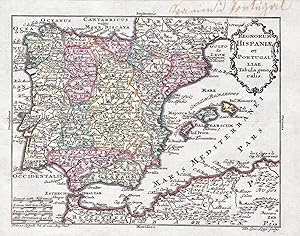 Imagen del vendedor de Regnorum Hispaniae et Portugalliae Tabula generalis" - Espana / Spain / Espagne / Portugal a la venta por Antiquariat Steffen Vlkel GmbH