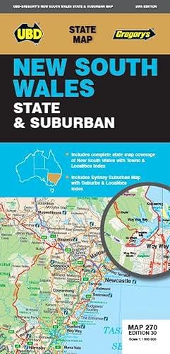 Bild des Verkufers fr New South Wales State & Suburban Map 270 30th (Folded) zum Verkauf von Grand Eagle Retail