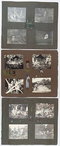 Original Photographs of British Colonials and Local Malays on Bukit Hitam Rubber Plantation.