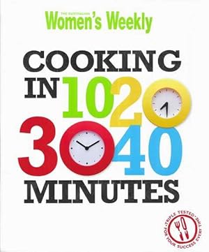 Cooking in 10, 20, 30, 40, Minutes
