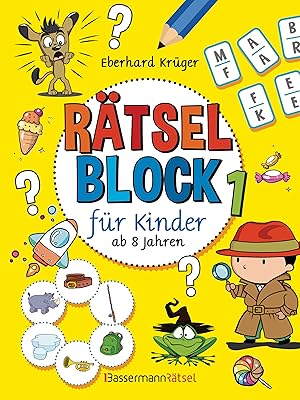 Bild des Verkufers fr Raetselblock 1 f ¼r Kinder ab 8 Jahren (5 Exemplare    3,99) zum Verkauf von moluna