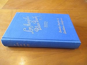 Los Angeles Blue Book 1972 Society Register Of Southern California, A Society Directory.