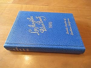 Los Angeles Blue Book 1986 Society Register Of Southern California, A Society Directory.