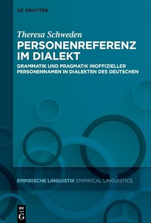 Image du vendeur pour Personenreferenz im Dialekt mis en vente par Rheinberg-Buch Andreas Meier eK