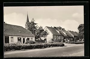 Ansichtskarte Trebatsch /Kr. Beeskow, Ansicht der Dorfstrstrasse