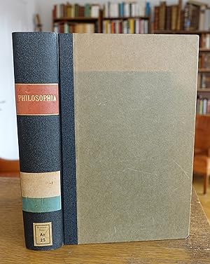 Imagen del vendedor de Philosophia, Vol. 1 & 2. Contains "Die Krisis der europischen Wissenschaften und die Transcendentale Phnomenologie"; "Die Aufgaben der philosophischen Anthropologie" a.m.o. a la venta por Silbergaul