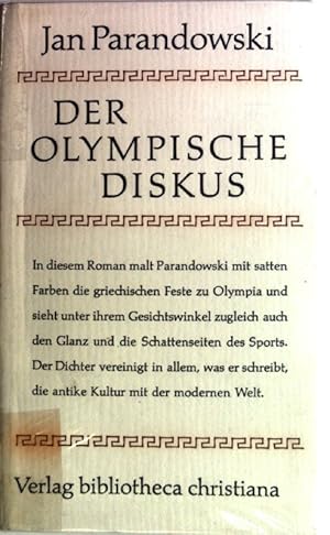 Bild des Verkufers fr Der olympische Diskus. zum Verkauf von books4less (Versandantiquariat Petra Gros GmbH & Co. KG)