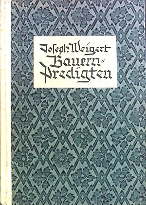 Bild des Verkufers fr Bauernpredigten in Entwrfen. zum Verkauf von books4less (Versandantiquariat Petra Gros GmbH & Co. KG)