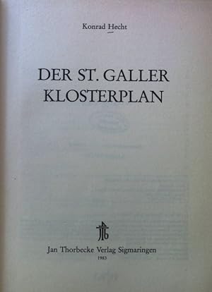 Bild des Verkufers fr Der St. Galler Klosterplan. zum Verkauf von books4less (Versandantiquariat Petra Gros GmbH & Co. KG)